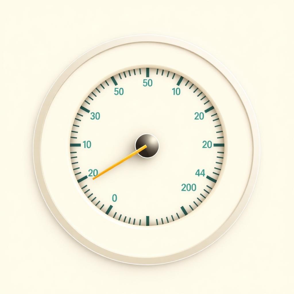 Odometer-style gauge representing measurable leadership progress